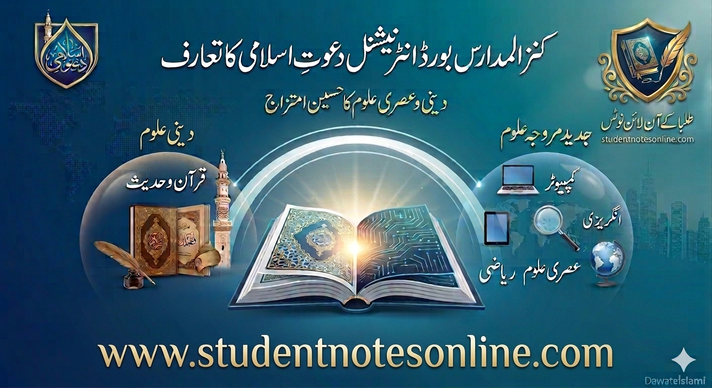 کنزالمدارس بورڈ انٹرنیشنل دعوت اسلامی کا مختصر تعارف