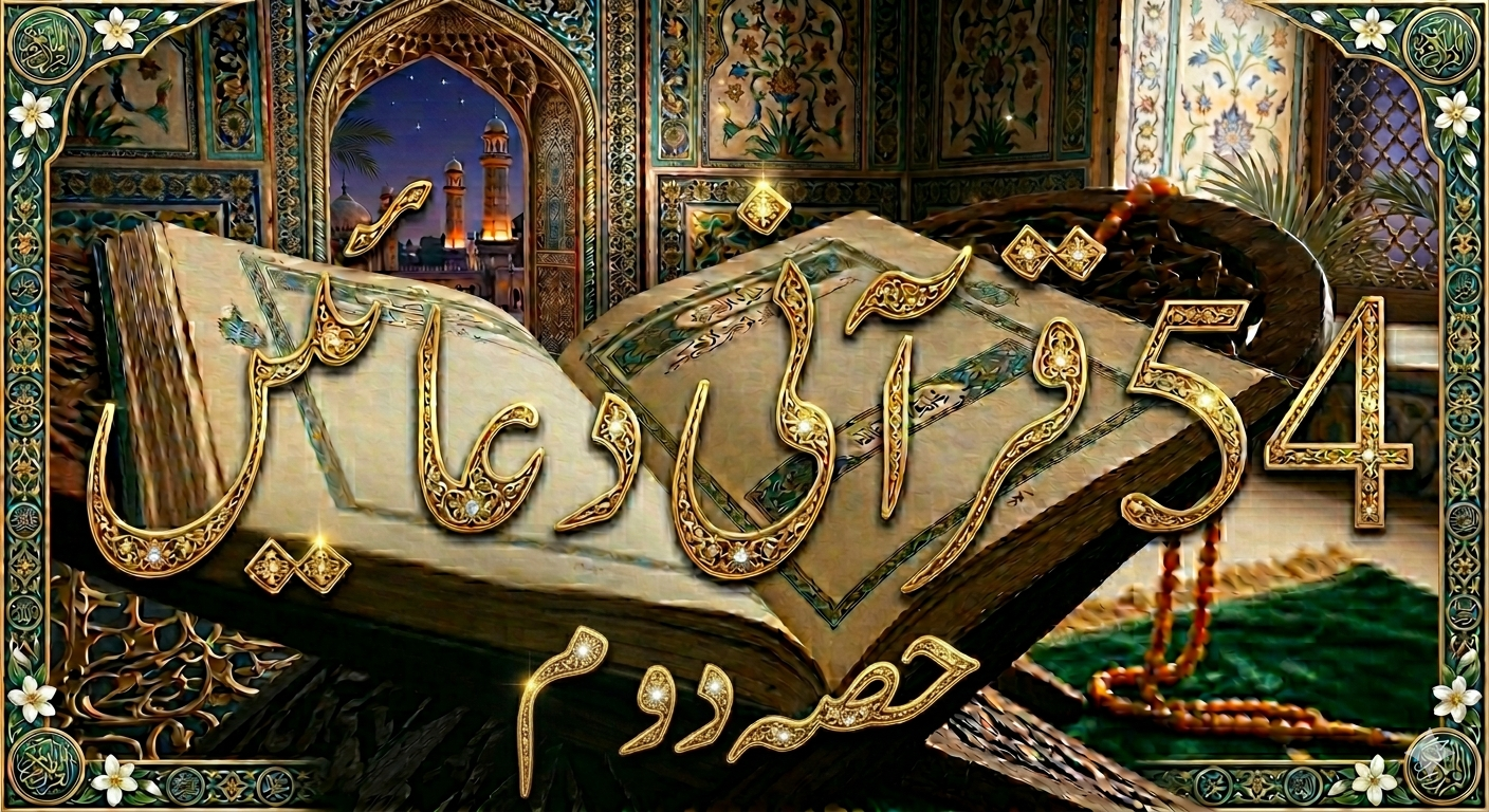 قرآنی دعائیں: فضائل اور مجموعہ ۔حصہ دوم