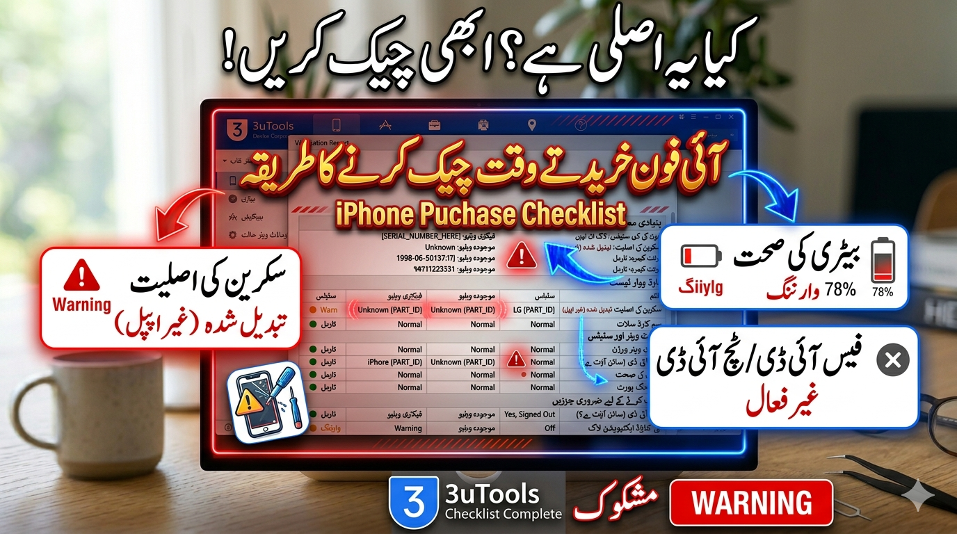 آئی فون خریدتے وقت چیک کرنے کا طریقہ