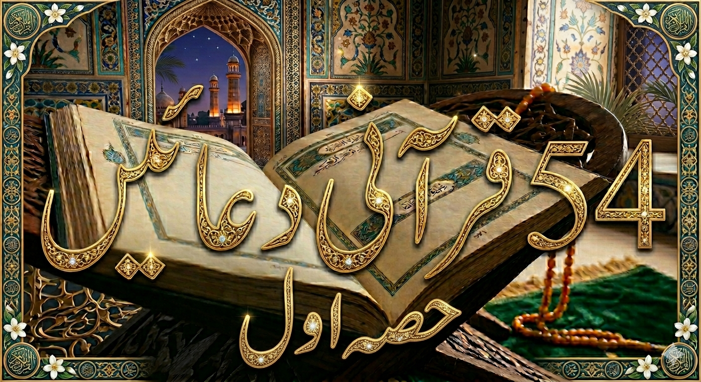 قرآنی دعائیں: فضائل اور مجموعہ ۔حصہ اول