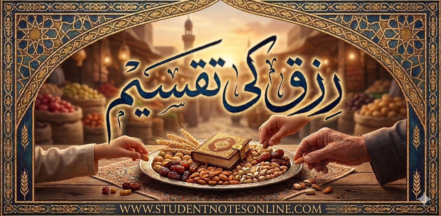 رزق کی تقسیم