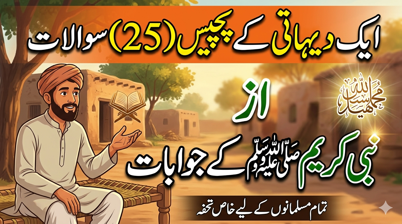 ایک دیہاتی کے پچیس(25) سوالات